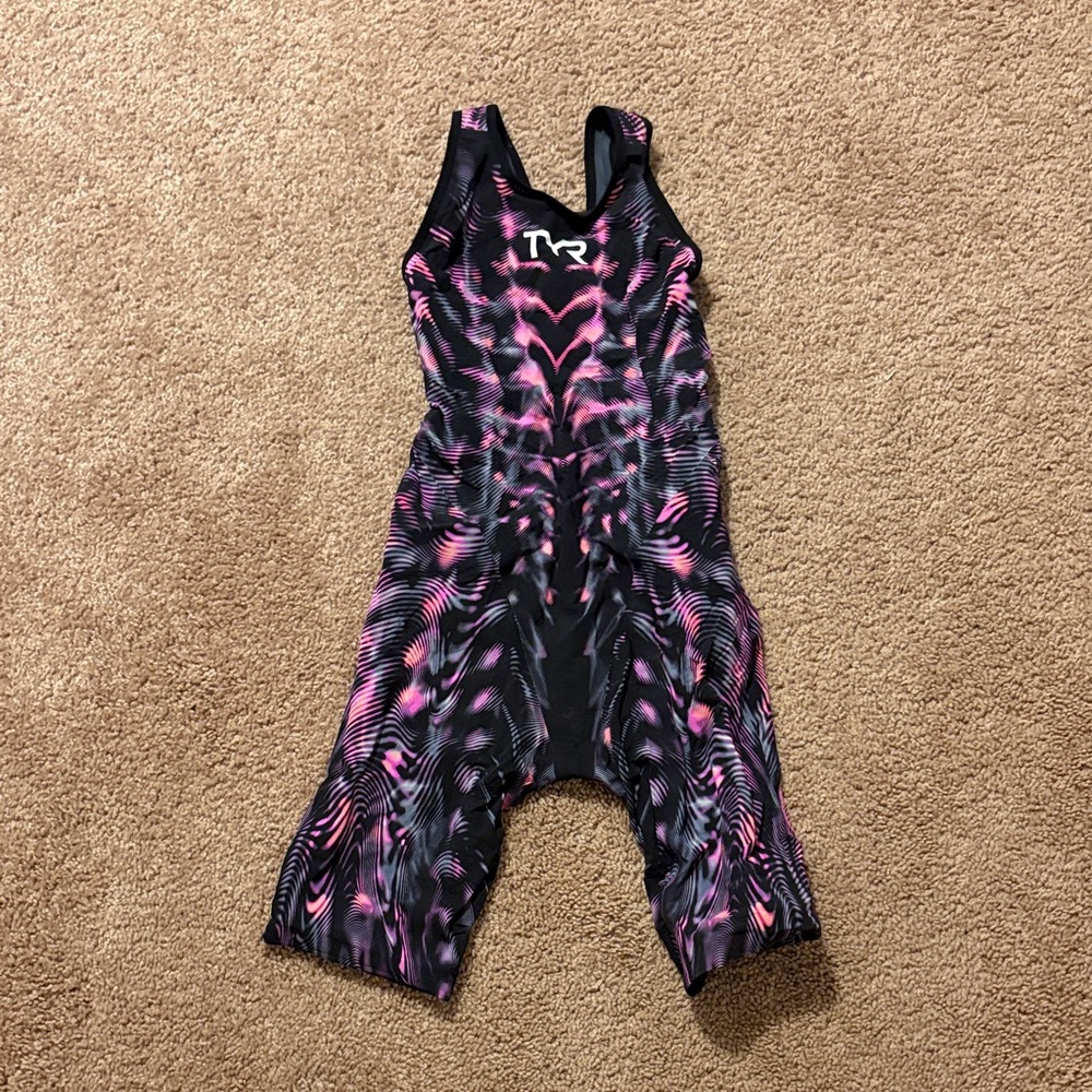 TYR Women's Swimwear - Black and Pink